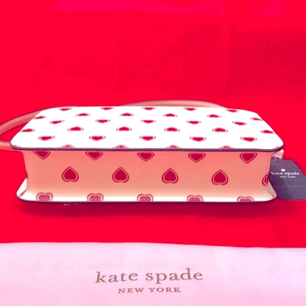 Kate Spade Madison Heartfelt Geo Flap Crossbody & Slim Cardholder BNWT - Picture 4 of 11
